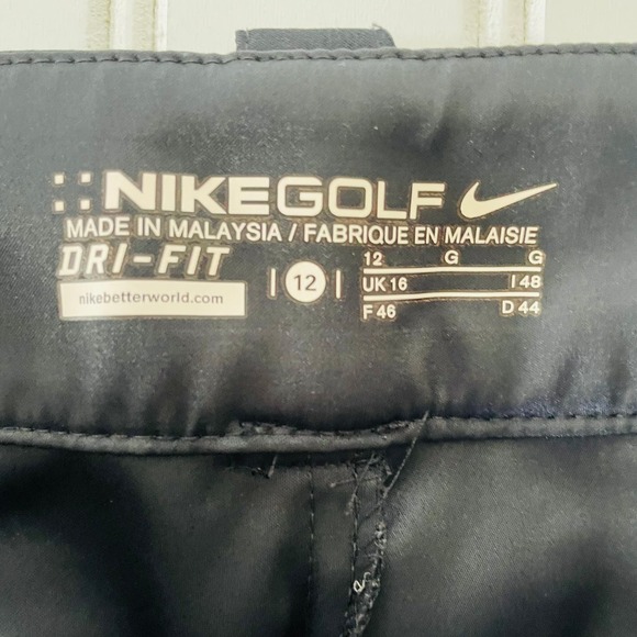 Nike Golf Black Pockets Skort Size 12 - Picture 2 of 7
